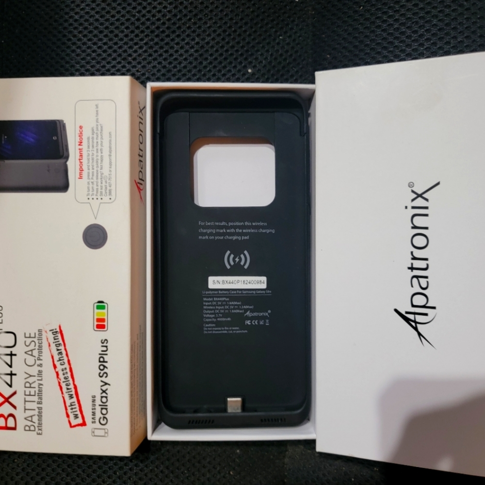 Alpatronix battery case Samsung s9 plus